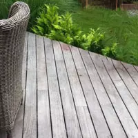 Terrasse bois grisée